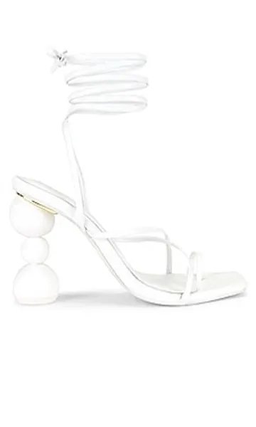 Song of Style Gelato Heel in White from Revolve.com