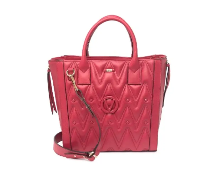 Charmont Red Quilted Leather Crossbody