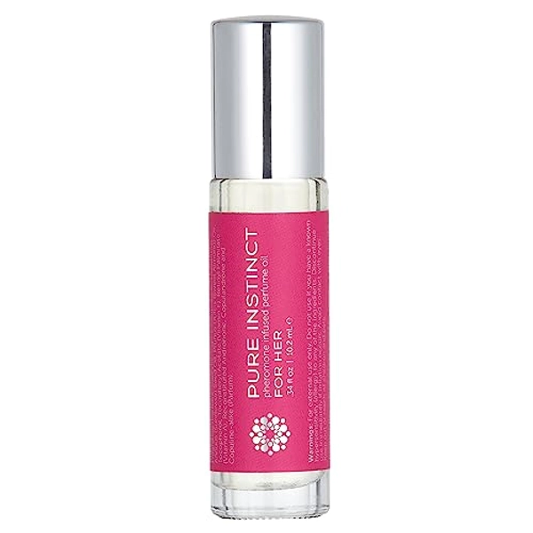 Pure Instinct Perfume with Pheromone Infused Essential Oil for Her - Roll on 10.2 ml | 0.34 Fl. Oz