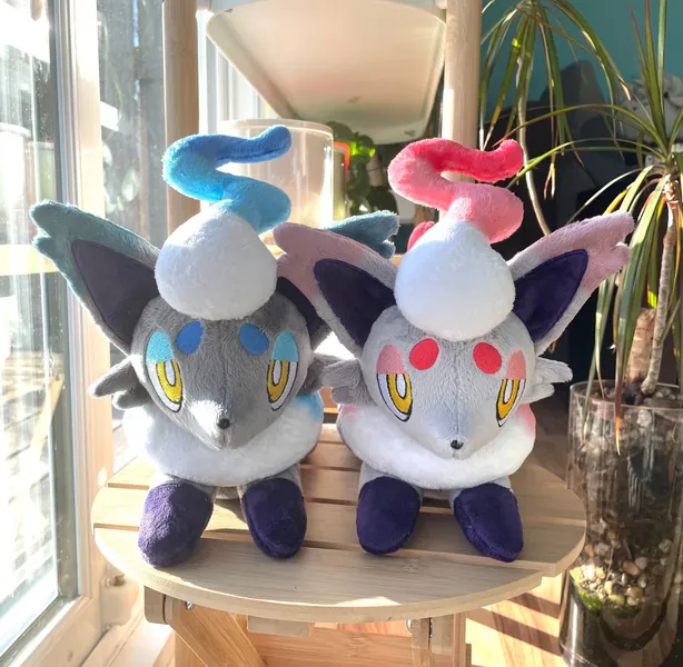 Hisuian Zorua plush - made to order