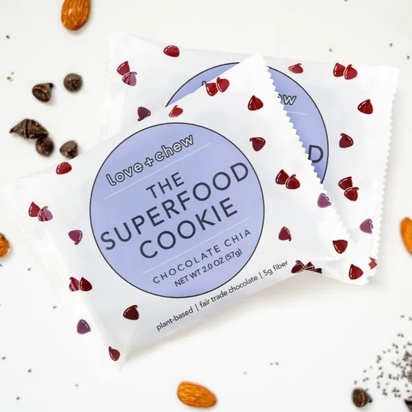 CHOCOLATE CHIA - 2 OZ - BOX OF 12 by Love + Chew