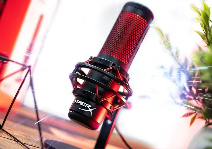 HyperX QuadCast - USB Microphone | Black-Red