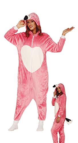 FIESTAS GUIRCA, S.L. Lustiges Flamingo Kostüm für Erwachsene L - Talla 42-44 - Mehrfarbig