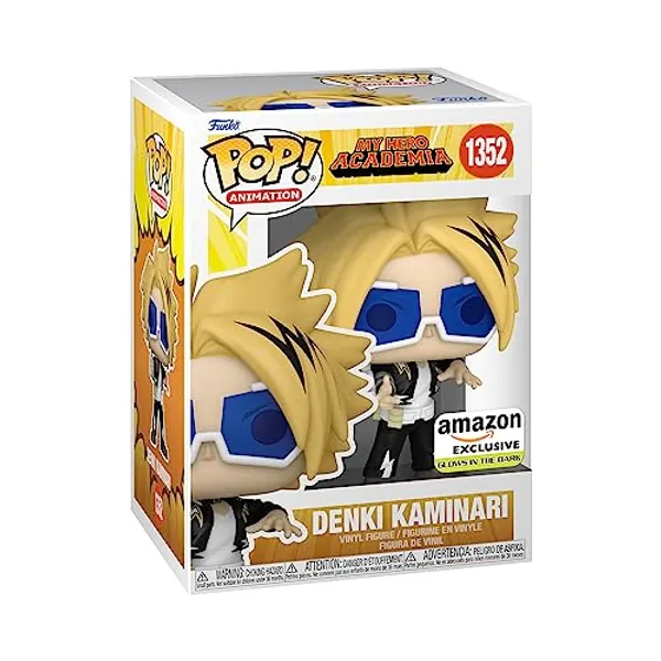 Funko! Pop Animation: My Hero Academia - Denki Kaminari (Glow in The Dark), Amazon Exclusive