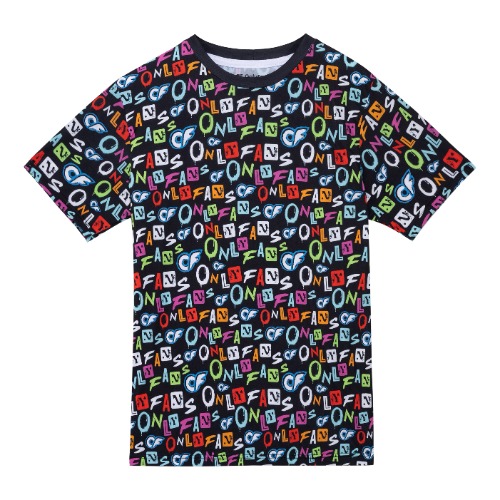 Patterned Tee - Cut and Paste | M