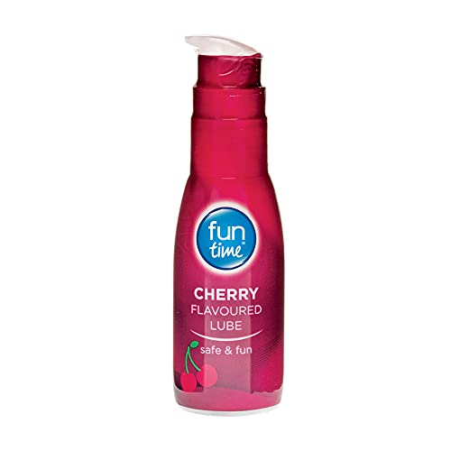 Fun Time Lube Cherry Lubricant Gel Water Based Red, 75 Ml - 75 ml (Pack of 1)