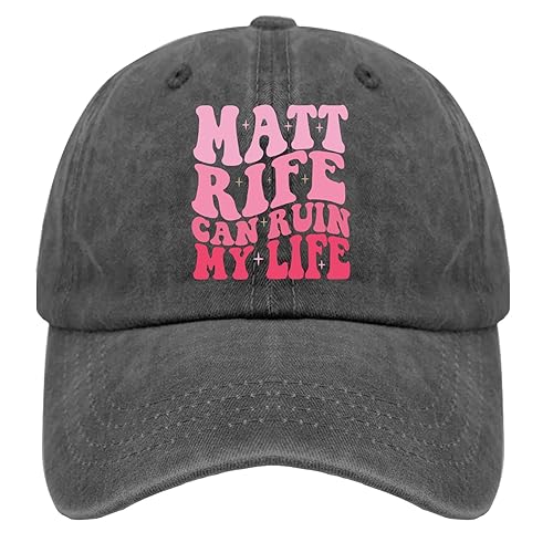 Zdlwaisw Yifhdes Matt Rife Can Ruin My Life Golf Hat Mexico Hat Pigment Black Womens Baseball Hat Gifts for Son Running Hats - One Size - Pigment Black