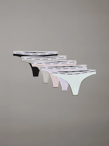 5 Pack Calvin Klein Thongs 