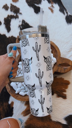 Highland & Cactus 40 oz Punchy Tumbler | Default Title