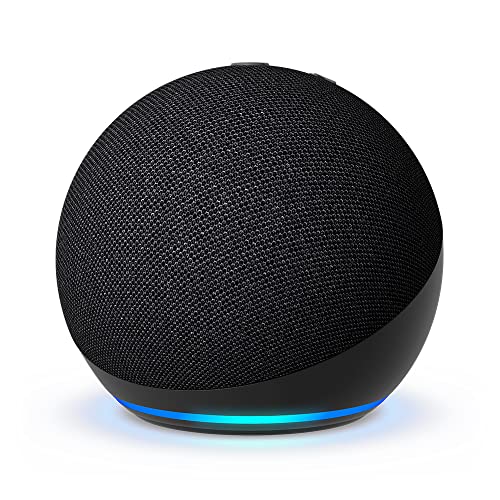 Echo Dot (5th generation, 2022 release) | Big vibrant sound Wi-Fi and Bluetooth smart speaker with Alexa | Charcoal - Charcoal - Device Only