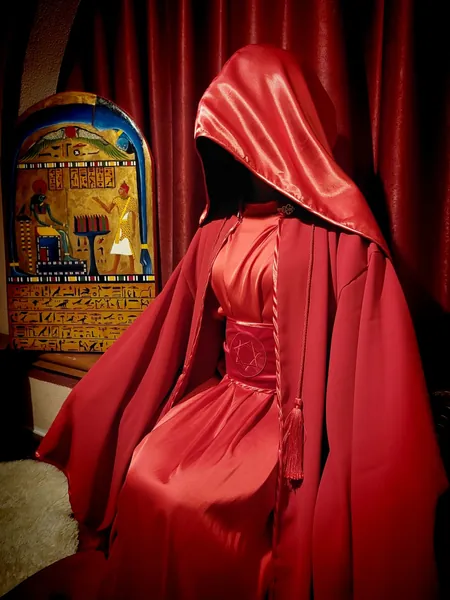 Magic Robe of Babalon * Scarlet Woman * Red Hooded Tau Robe * Garment for the Invocation of Babalon