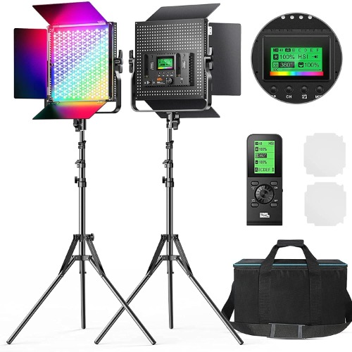 LED Photography Lights with Wireless Remote