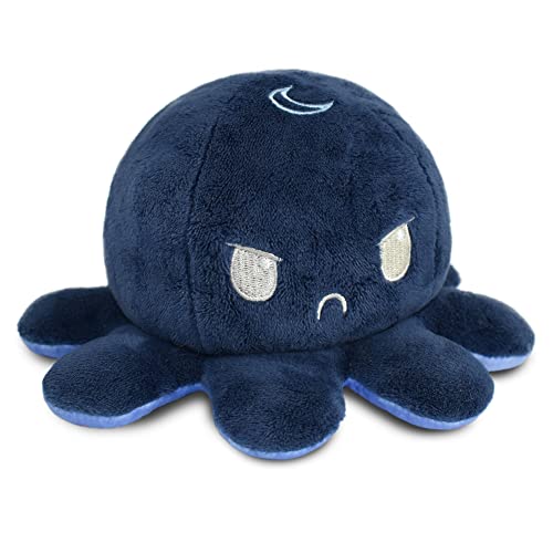 TeeTurtle | The Original Reversible Octopus Plushie | Patented Design | Day and Night | Show Your Mood Without Saying a Word! - Day + Night