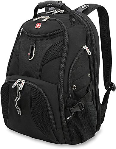 SwissGear 1900 Scansmart TSA 17 Laptop Backpack, Black, 19-Inch - 19-Inch - Black