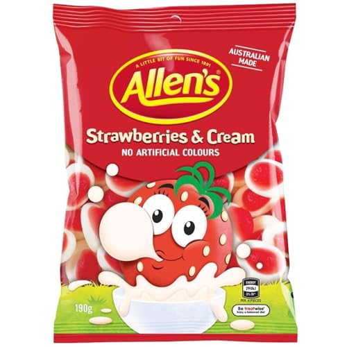 Allen's Strawberries & Cream 190g by Allens