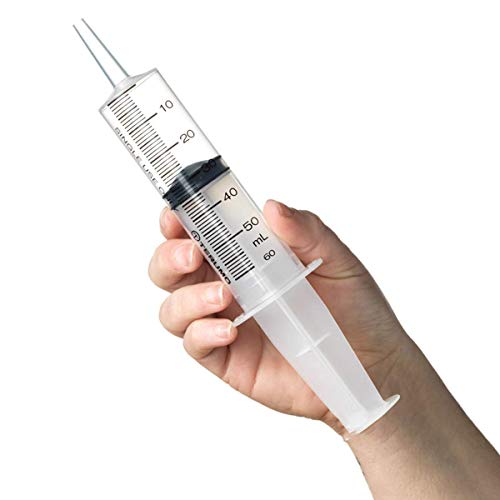 60ml Oral Syringes by Terumo - 1 Pack - Catheter Tip, No Needle, FDA Approved, Without Needle, Individually Blister Packed - Medicine Administration for Adults, Infants, Toddlers and Small Pets - Box of 1 Syringe 60cc. - Made in Philippines.