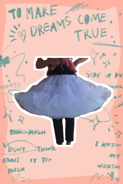 18.5" (47cm) length, Super Puffy, 4 layers petticoat