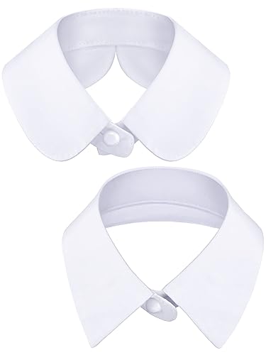 SATINIOR Dickey Collar - White
