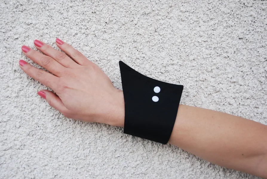 Black cuff, Black wrist cuffs, Cocktail wrist cuffs, Detachable cuff ,Halloween costume ,Madonna costume, Madonna erotica cuffs, Hand Cuff