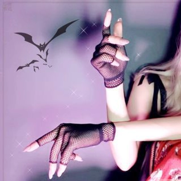 Fishnet Fingerless Gloves