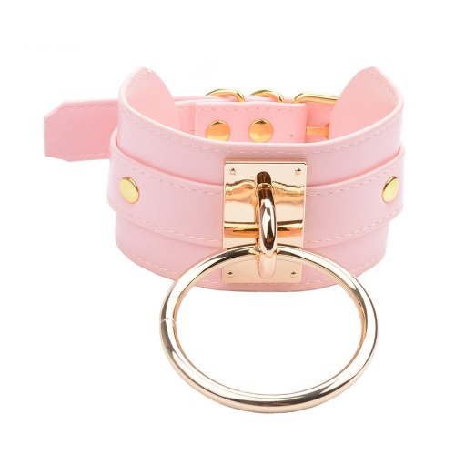 Classic O Ring Choker - Pink Gold