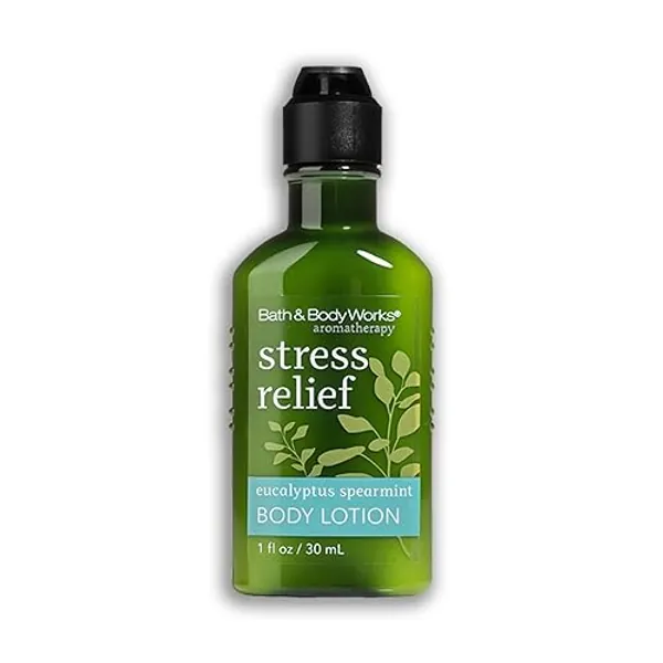Bath & Body Works Aromatherapy Stress Relief Eucalyptus Spearmint Body Lotion 1 oz travel sized bottles - lot of 10