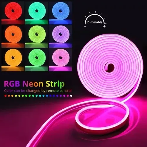 Multicolor Neon Hose Kit 5m LED Strip + Control + Power Supply