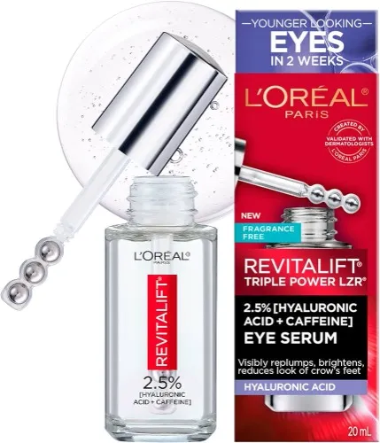 Hyaluronic Acid Eye Serum L'Oréal Paris Revitalift Day Night 20mL