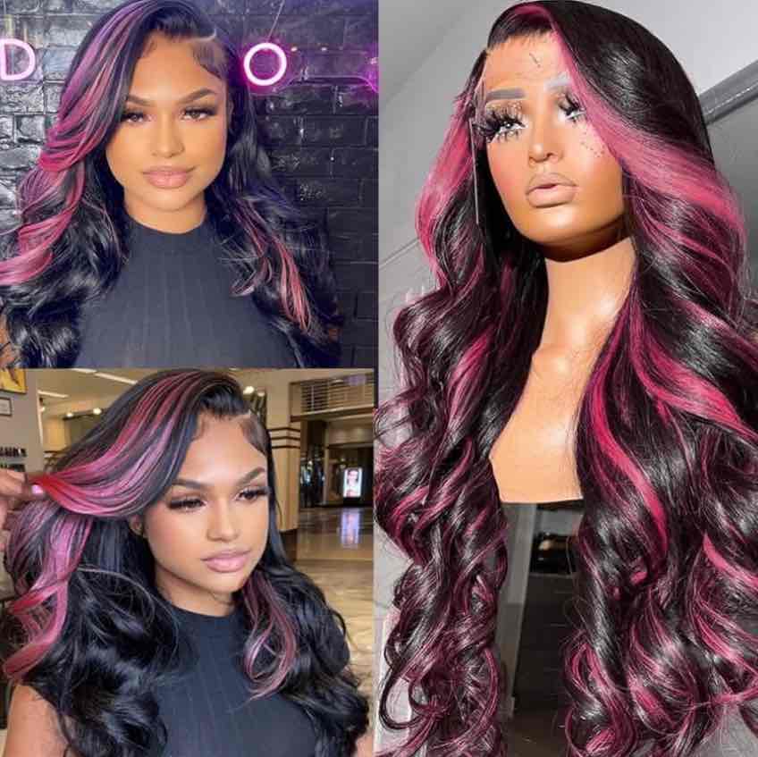 Red Lace Front Wigs Human Hair Pre Plucked 13x4 Body Wave Colored Red Human Hair Wig Hd Lace Frontal Wigs Human Hair 180% Density Glueless Wig 22 Inch