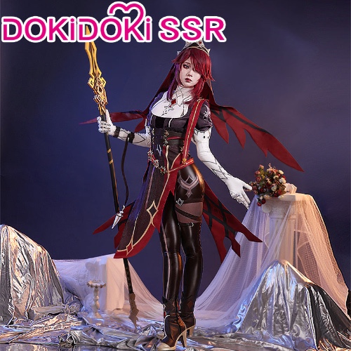 DokiDoki-SSR Game Genshin Impact Cosplay Rosaria Costume | L-PRESALE