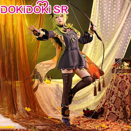DokiDoki-SR Game Genshin Impact Collei Cosplay Costume Sumeru | Costume Only-L-PRESALE