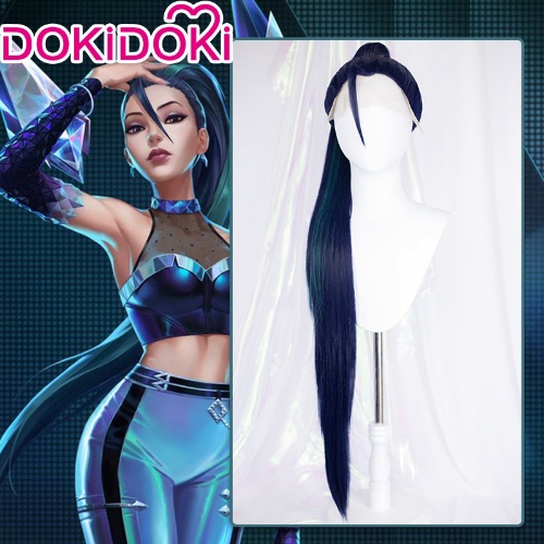 DokiDoki Game League of Legends Cosplay KDA Kaisa Front Lace Wig | KAISA front lace-PRESALE