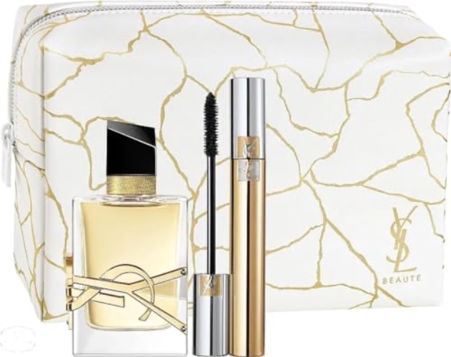 YSL LIBRE SET: EDP SPRAY 50ML + 7.5ML + POUCH