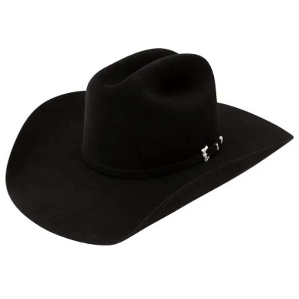 Resistol 20X Black Gold 4-1/4in. Brim Open Crown Felt Cowboy Hat71/8