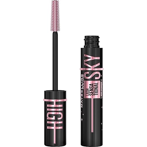 Maybelline New York Mascara Lash Sensational Sky High Cosmic Black, Per Ciglia Lunghe e Voluminose Ancora più Nere, 7,2 ml - Cosmic Black - 7.2 ml (Confezione da 1)
