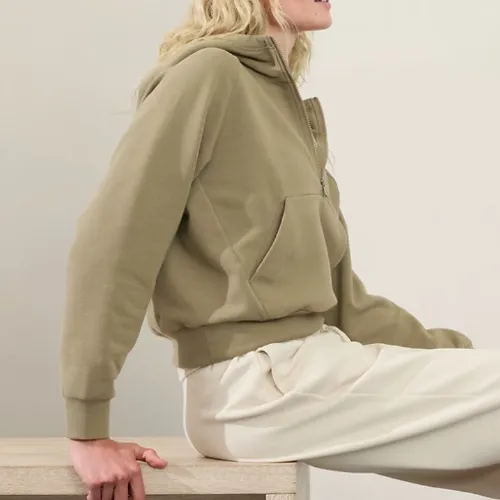 Athleta Forever Fleece 1/2 Zip Hoodie