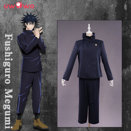 Uwowo Anime Jujutsu Kaisen Megumi Fushiguro Cosplay Costume Jujutsu High Uniform - S
