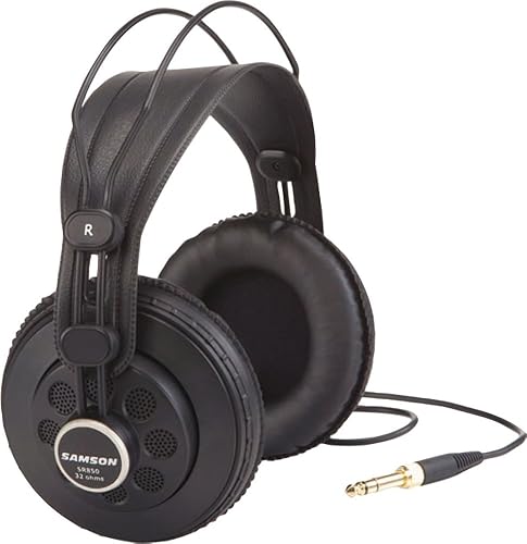 Samson SR850 Over-Ear Semi-Open Studio Headphones - Studio Reference