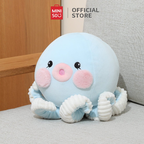 Miniso Ocean Series  9in. Light Blue Octopus Plush Toy | Default Title