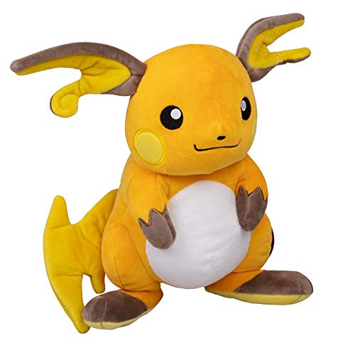 Pokémon 12" Raichu Plush Stuffed Animal Toy - Officially Licensed - Pikachu Evolution - Great Gift for Kids