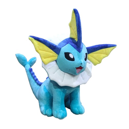 Cute and Detailed Evolution Plushies - Vaporeon