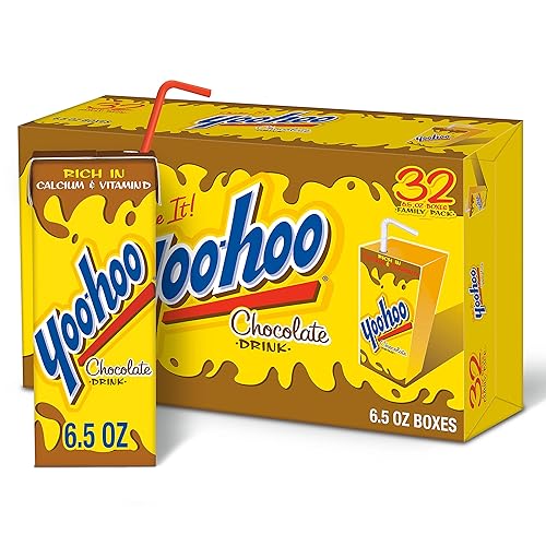 Yoo-hoo Chocolate Drink, 6.5 fl oz boxes, 32 pack - Chocolate - 6.5 Fl Oz (Pack of 32)