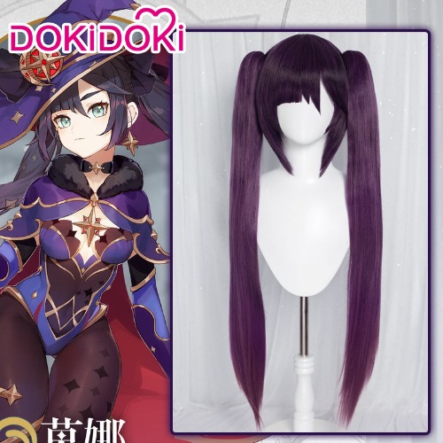 【Ready For Ship】DokiDoki  Game Genshin Impact Mona Cosplay Wig | Mona