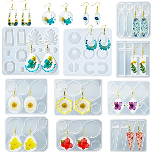 10pcs Resin Earring Mold