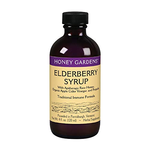HONEY GARDEN APIARIES Apitherapy Elderberry Honey Syrup