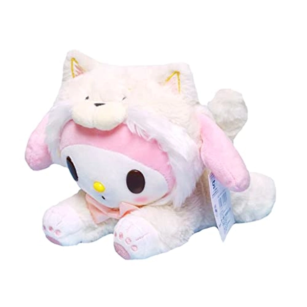 Veakeqe 1 Pcs Cartoon Plush Stuffed Animal, Lovely Plush Dolls,8 Inch Anime Cute Soft Plush Figure Toy, Soothe Kids Girl Fans Toys Gift Bag Filler Birthday Gift for Kids (Pink)