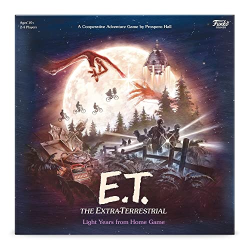 Funko ET The Extra-Terrestrial: Cooperative Family Board Game Ages 10 and Up 2-4 Players - English