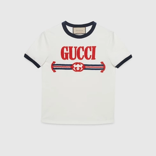 Gucci Interlocking G Web cotton jersey T-shirt