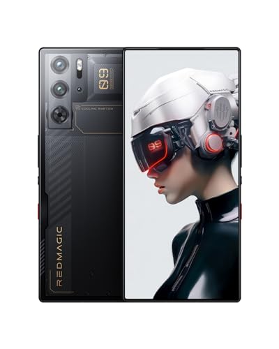 REDMAGIC 9 Pro Smartphone 5G, 120Hz Gaming Phone, 6.8" Full Screen, Under Display Camera, 6500mAh Android Phone, Snapdragon 8 Gen 3, 16+512GB, 80W Charger, Dual-Sim, US Unlocked Cell Phone Transparent - 9 Pro Transparent 16+512 GB