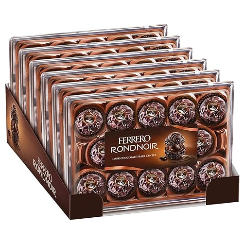 Ferrero Rocher Rondnoir Pralinen aus Zartbitterschokolade 138g 6er Pack